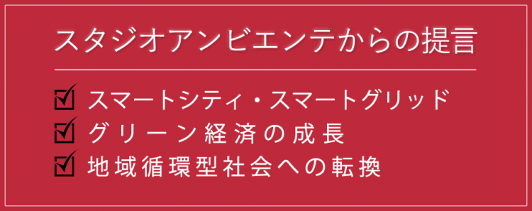 スタジオアンビエンテからの提言